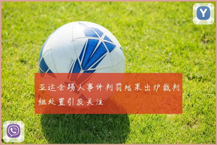 亚运会踢人事件判罚结果出炉裁判组处置引发关注